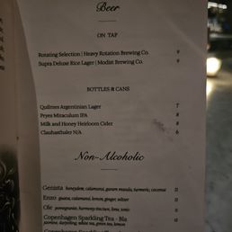 Flora Room Beer and N/A Menu Flora Room Beer and N/A Menu