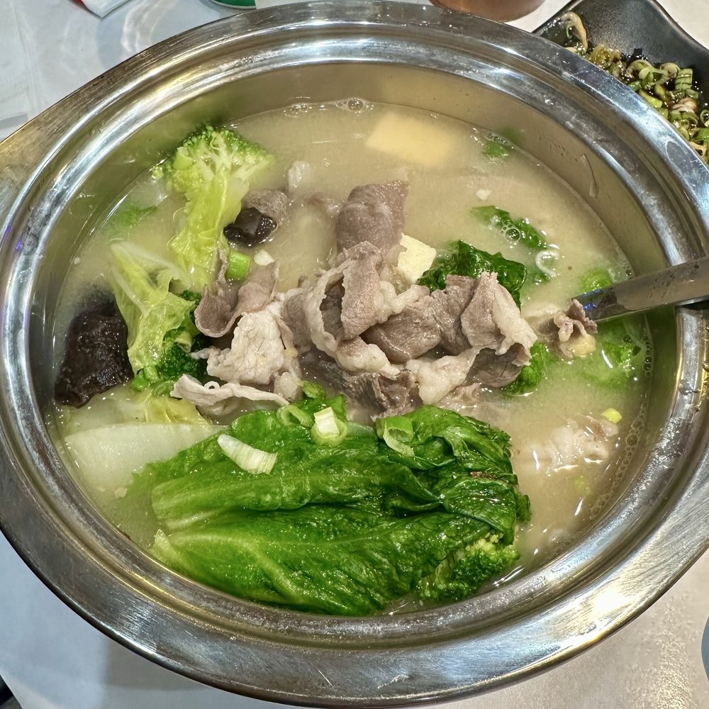 Ocean 9 Crab - Hot Pot with Pork Belly, Lamb & Rib Eye with Miso Soup Base - Seafood Near Me - Milpitas, California