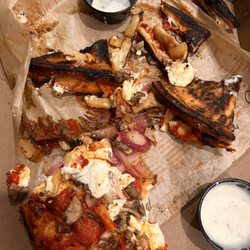 Blaze Pizza - Burnt and gooey and nasty