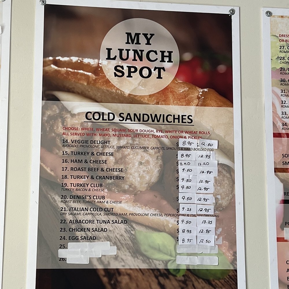 My Lunch Spot - Cold sandwich menu - Sandwiches Near Me - Walnut, California My Lunch Spot - Cold sandwich menu - Sandwiches Near Me - Walnut, California