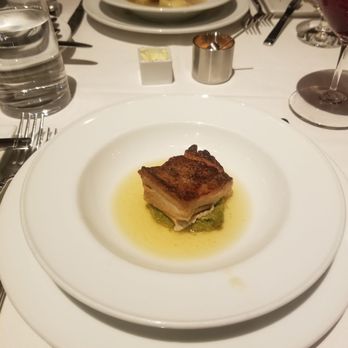 Rioja - Pork belly with curried garbanzo bean puree - New American Near Me - Denver, Colorado Rioja - Pork belly with curried garbanzo bean puree - New American Near Me - Denver, Colorado