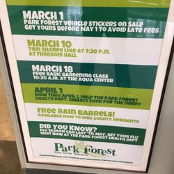 Downtown Park Forest - March Events