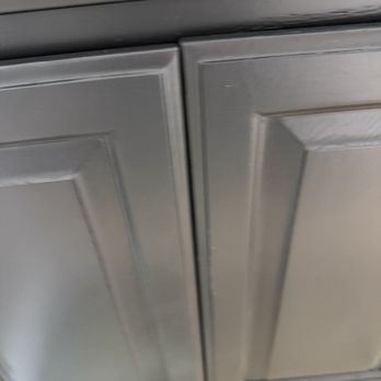 H&S Painting - These are the cabinets he screwed up and the paint stain - Painters Near Me H&S Painting - These are the cabinets he screwed up and the paint stain - Painters Near Me