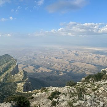 Guadalupe Mountains National Park - View of El Capitan from peak - Parks Near Me - Salt Flat, Texas
