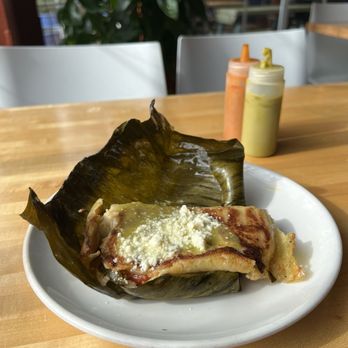 Plaza Coyoacan - Poblano tamale: on par+ - Vegan Near Me - Portland, Oregon Plaza Coyoacan - Poblano tamale: on par+ - Vegan Near Me - Portland, Oregon