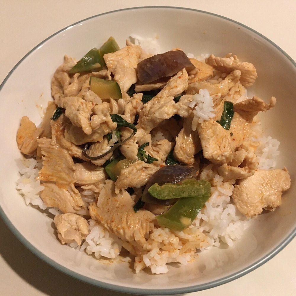 Thai Pepper - 51. Red Curry with Chicken - Thai Near Me - Huntington Beach, California Thai Pepper - 51. Red Curry with Chicken - Thai Near Me - Huntington Beach, California