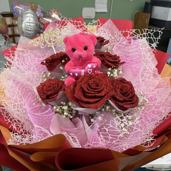 Carrie's Flowers - Beautiful red roses arrangement for Mother's Day ! - Florists Near Me - Rowland Heights, California Carrie's Flowers - Beautiful red roses arrangement for Mother's Day ! - Florists Near Me - Rowland Heights, California
