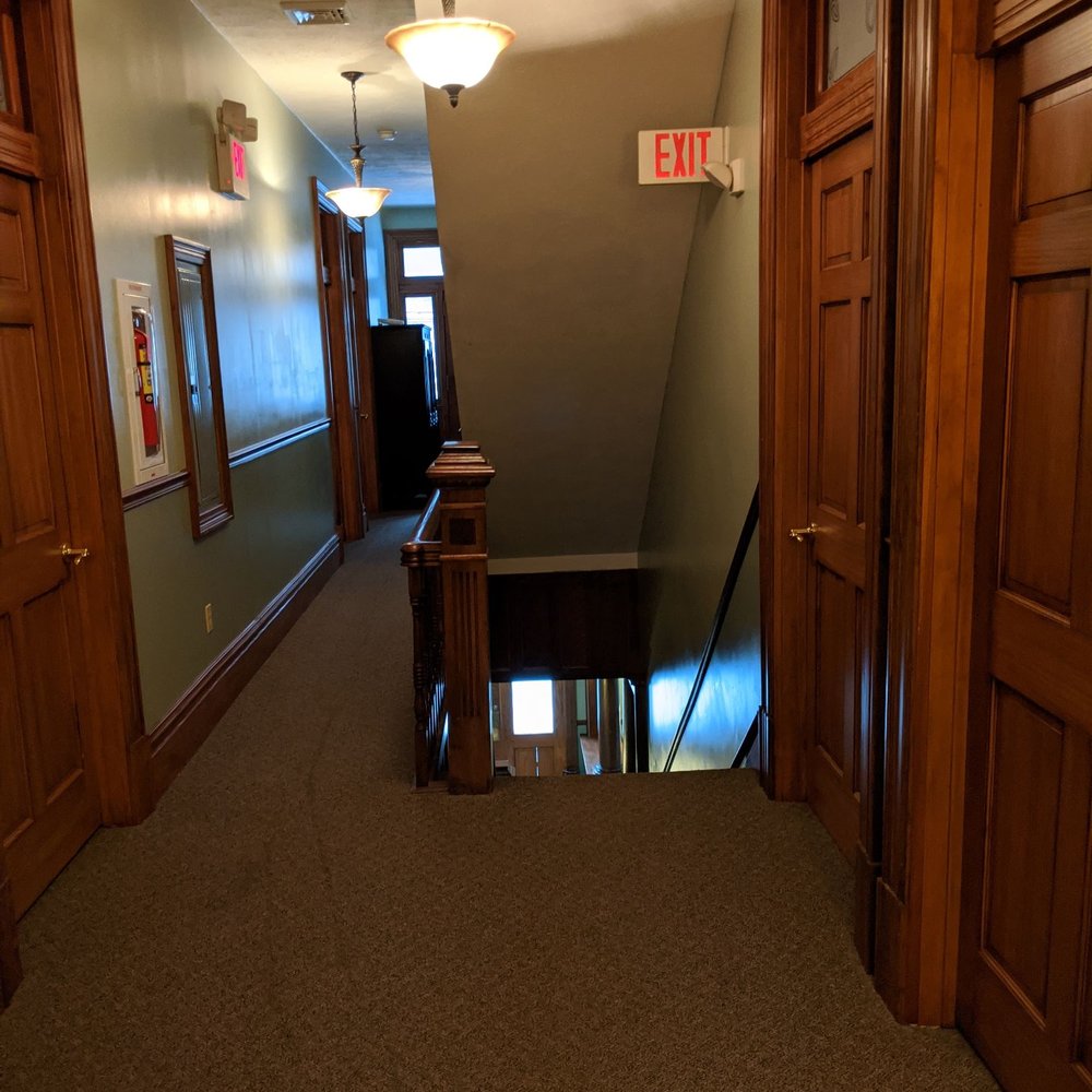 Riverside Inn - Staircase to the lobby from there you can access the bar or restaurant. - Sports Bars Near Me - Fredericktown, Pennsylvania Riverside Inn - Staircase to the lobby from there you can access the bar or restaurant. - Sports Bars Near Me - Fredericktown, Pennsylvania