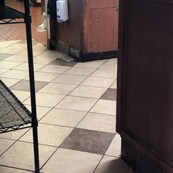 Pizza Hut - Missing tiles all over the establishment