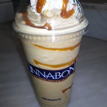 Cinnabon - Cinnabon latte blended with light whip and caramel mm mm - Bakeries Near Me - Tigard, Oregon