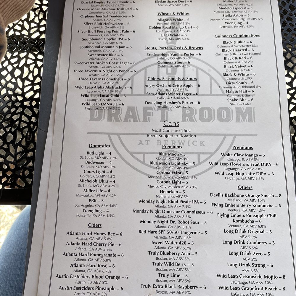 The Draft Room At Berwick - Sports Bars Near Me - Savannah, Georgia The Draft Room At Berwick - Sports Bars Near Me - Savannah, Georgia