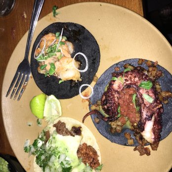 Machete Tequila + Tacos - Langosta (lobster), pulpo (octopus), and campechano. - Mexican Near Me - Denver, Colorado