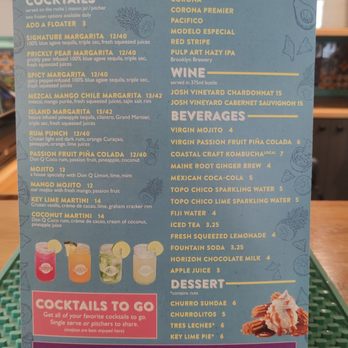 AVO TACO - Menu - Tacos Near Me - Bayside, New York
