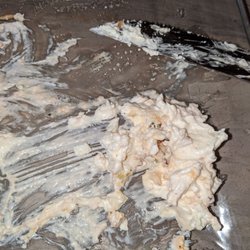 Left over cream cheese from one slice of tenderloin.