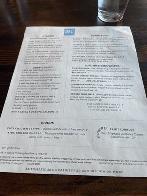 Menu photo 3 Salt Pub Ilwaco, WA Menu photo 3 Salt Pub Ilwaco, WA