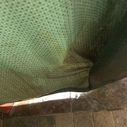 Alltown - That's the shower curtain. 4th complaint and still leave dirty curtains
