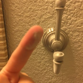 Check Maid Cleaning Services - Layers of dust on bathroom fixtures post cleaning - Home Cleaning Near Me - Houston, Texas