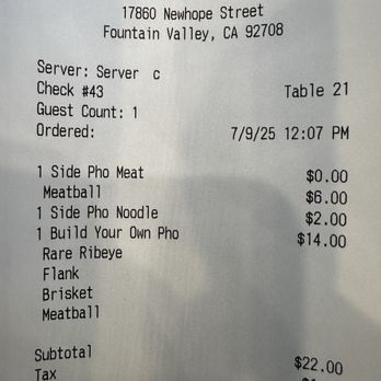Pho Nic - For kids, just get the meatball soup with side of noodles for $8 - Noodles Near Me - Fountain Valley, California Pho Nic - For kids, just get the meatball soup with side of noodles for $8 - Noodles Near Me - Fountain Valley, California