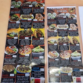 Pancho's Tacos - Pancho's Tacos: menu - Tacos Near Me - Yuma, Arizona