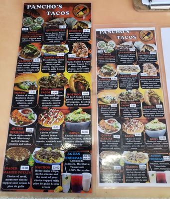 Menu photo 2 Pancho's Tacos Yuma, AZ