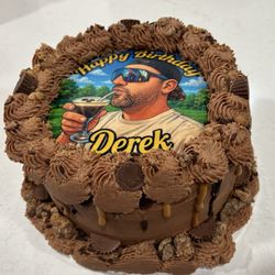 JoJo's Bakery - Chocolate cake with peanut butter cups and chocolate/peanut butter ganache