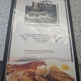 Blue's Cafe - Cafes Near Me - Kankakee, Illinois