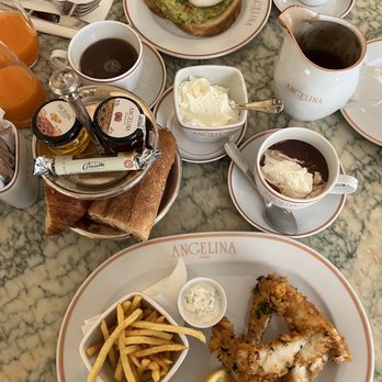 Angelina - avocado toast, fish & chips, and the famous hot chocolate! - Breakfast & Brunch Near Me - Paris, 75