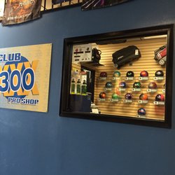 Club 300 Pro Shop - Outside view from inside the bowling alley