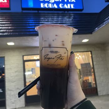 Sugar Fix Boba cafe - Thai Milk Tea with boba 7/10 - Juice Bars & Smoothies Near Me - Los Angeles, California
