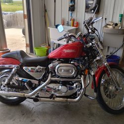 Mike's Cycles - Just finished detailing the Harley Davidson Sportster.
