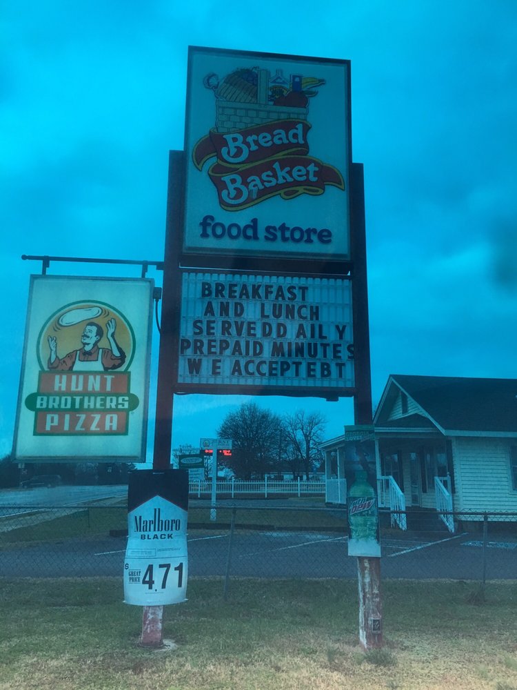 Bread Basket Food Store Logo