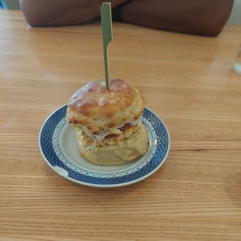 Colleen's Kitchen - Fried Green Tomato Biscuit - Southern Near Me - Austin, Texas Colleen's Kitchen - Fried Green Tomato Biscuit - Southern Near Me - Austin, Texas