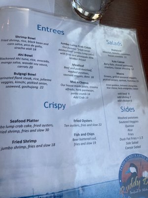 Menu photo 2 Ruddy Duck Seafood and Alehouse Piney Point, MD Menu photo 2 Ruddy Duck Seafood and Alehouse Piney Point, MD