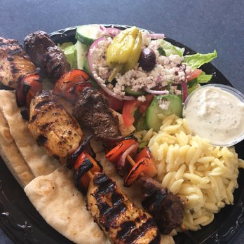 Athens West - Chicken & steak plate.. - Greek Near Me - Seal Beach, California Athens West - Chicken & steak plate.. - Greek Near Me - Seal Beach, California