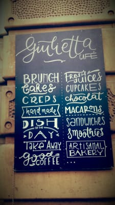 Menu photo 5 Giulietta Cafè Barcelona, B