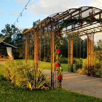 Waters Edge - Walking path down to the Montana style pavilion - Venues & Event Spaces Near Me - Robertsdale, Alabama