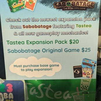 Tastea - A nice boba tea game to play with the family. Can't wait to open mine for the holidays. - Coffee & Tea Near Me - Sacramento, California