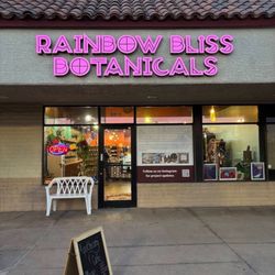 Rainbow Bliss Botanicals - Business entrance.