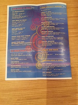 Menu photo 2 Lique Ice Cream Parlor Indio, CA Menu photo 2 Lique Ice Cream Parlor Indio, CA