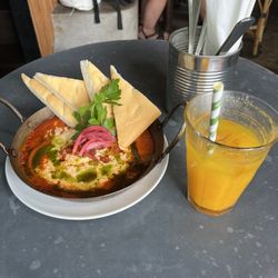 Café Janis - Goat Cheese Shakshuka and Immune Boost Juice