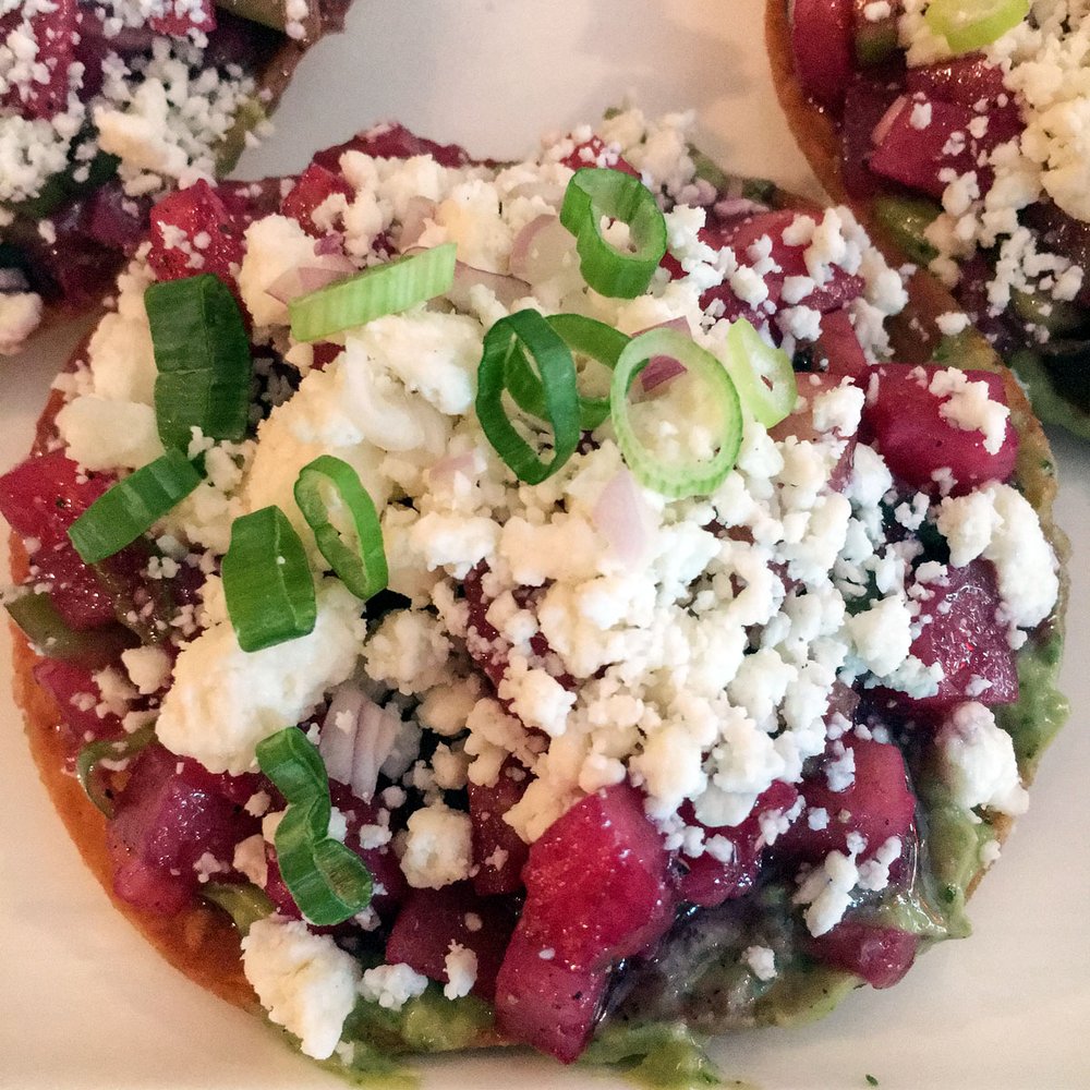 Essie's Restaurant - Special - Beet Tostada - New American Near Me - Poughkeepsie, New York Essie's Restaurant - Special - Beet Tostada - New American Near Me - Poughkeepsie, New York