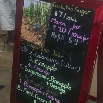 Aloha Sugarcane Juice - Thank you to Phoung for the fresh calamansi. So tart, but delicious. - Juice Bars & Smoothies Near Me - Honolulu, Hawaii