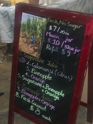 Menu photo 2 Aloha Sugarcane Juice Honolulu, HI