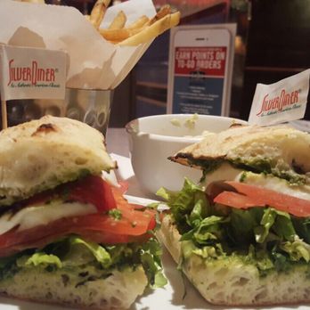Silver Diner - Tomato mozzarella sandwich - Diners Near Me - Cherry Hill, New Jersey