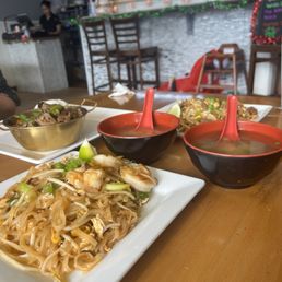 Pad Thai, Basil Fried Rice Pad Thai, Basil Fried Rice