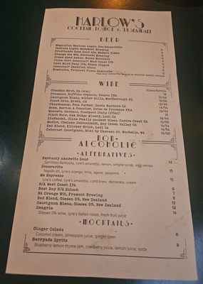 Menu photo 4 Harlow’s Bonsall, CA