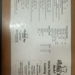 Ana’s Market - Menu