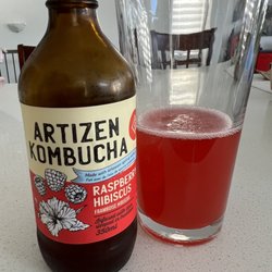 Artizen Kombucha - Raspberry Hibiscus Kombucha 350ml bottle