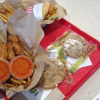 PDQ Chicken - They also have cookies we got the peanut butter chocolate chip cookie - Sandwiches Near Me - Gainesville, Florida