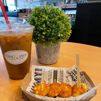 Tang & Java - Chagaccino and Original Poffertjes (IG and TikTok: @foodieandthegrump) - Gelato Near Me - Woodland Hills, California Tang & Java - Chagaccino and Original Poffertjes (IG and TikTok: @foodieandthegrump) - Gelato Near Me - Woodland Hills, California
